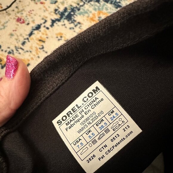 Sorel Womens Sorel Conquest Carly Boots Size 7.5 Waterproof Full Grain Leather - Picture 8 of 9